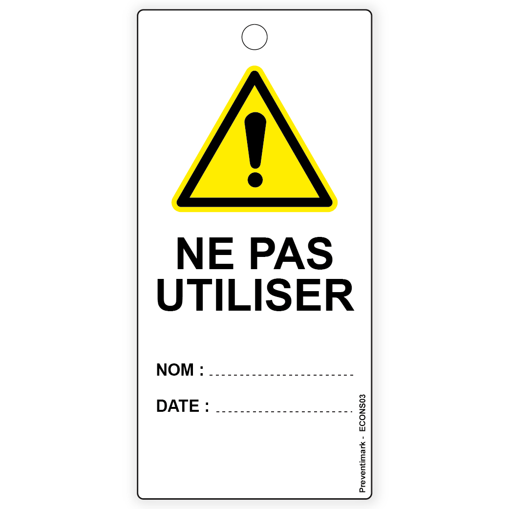 Ne pas utiliser