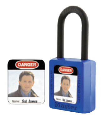 Etiquettes identification cadenas de consignation - MasterLock
