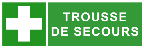 Trousse de secours - E230 - étiquettes et panneaux d'évacuation, de sauvetage et de secours - paysage