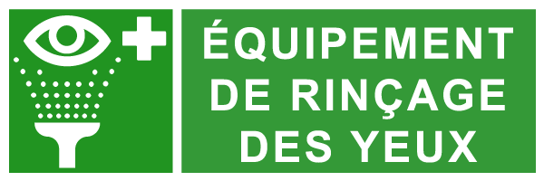 Equipement de rinçage des yeux - E250 - étiquettes et panneaux d'évacuation, de sauvetage et de secours - paysage