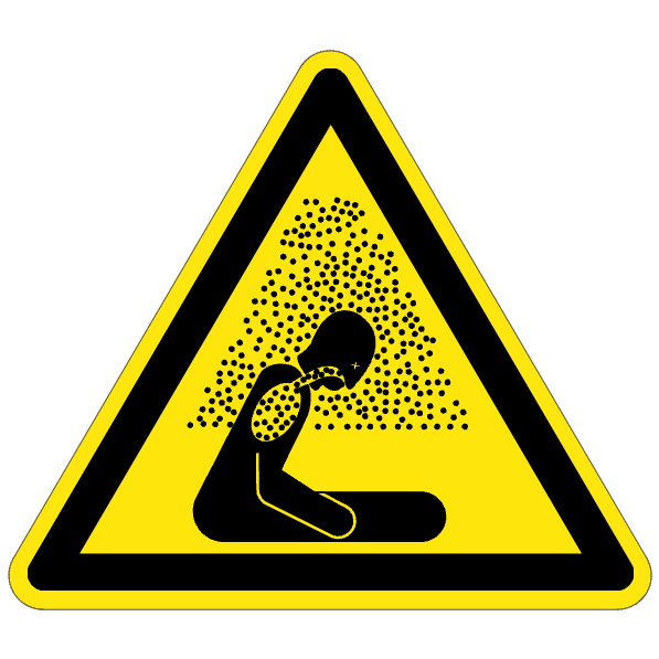 Atmosphère asphyxiante - W041 - ISO 7010 - étiquettes et panneaux de danger et de prévention