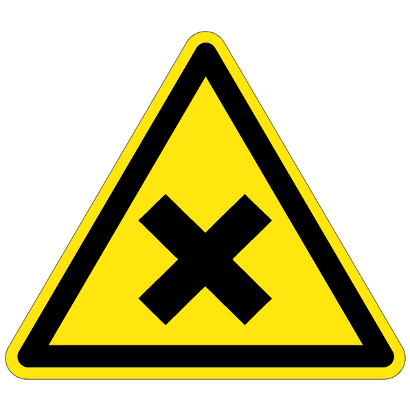 Matières nocives ou irritantes - W151 - étiquettes et panneaux de danger et de prévention