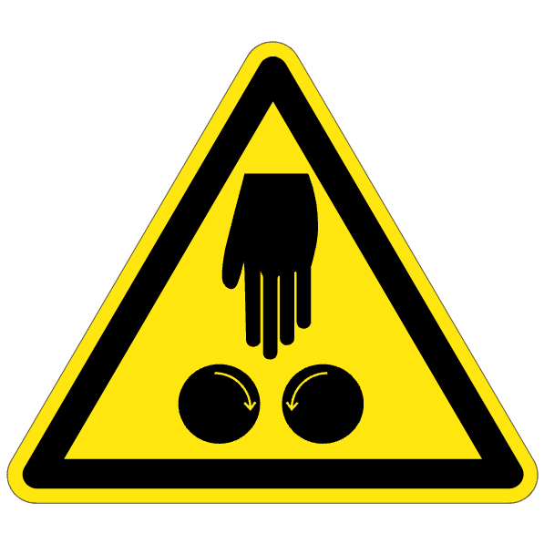 Attention à vos mains - W162 - étiquettes et panneaux de danger et de prévention