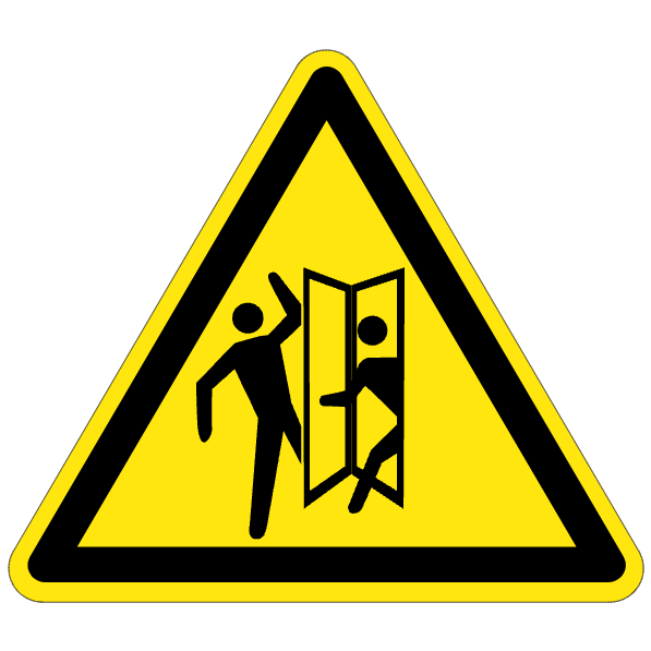 Attention à l'ouverture de la porte - W231 - étiquettes et panneaux de danger et de prévention