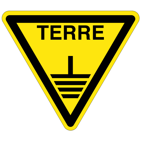 Terre - W400 - étiquettes et panneaux de danger et de prévention