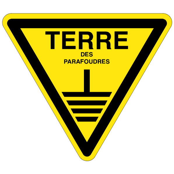 Terre - W402 - étiquettes et panneaux de danger et de prévention