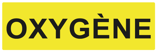 Oxygène - W926 - étiquettes et panneaux de danger et de prévention - texte paysage