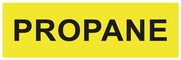 Propane - W929 - étiquettes et panneaux de danger et de prévention - texte paysage