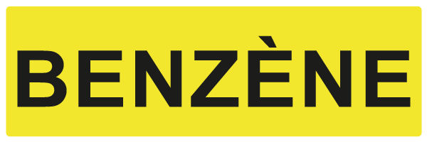 Benzène - W931 - étiquettes et panneaux de danger et de prévention - texte paysage