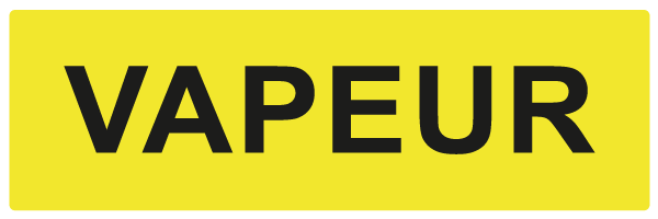Vapeur - W938 - étiquettes et panneaux de danger et de prévention - texte paysage