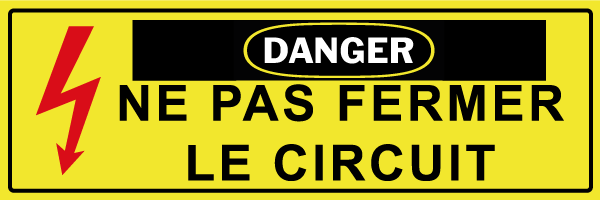 Panneau de danger vertical azote liquide