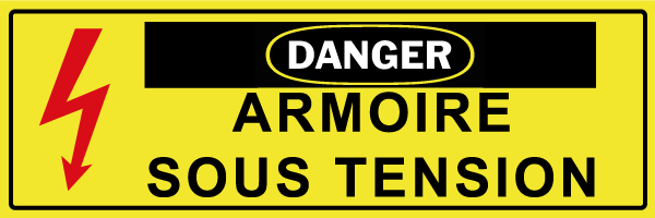 Panneau de danger horizontal azote liquide