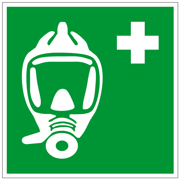 Appareil respiratoire pour l'évacuation d'urgence - E029 - ISO 7010 - étiquettes et panneaux d'évacuation, de sauvetage et de secours
