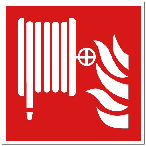 Robinet d'incendie armé - F002 - ISO 7010 - étiquettes et panneaux d'incendie et de sécurité