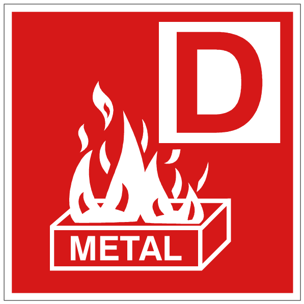 Feux de métaux et de certaines matières plastiques - F037 - étiquettes et panneaux d'incendie et de sécurité