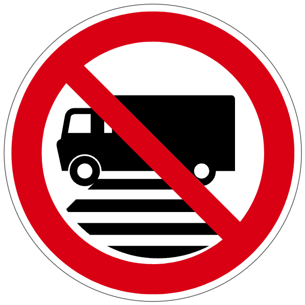 Interdiction de stationner sur les passages piétons - P225 - étiquettes et panneaux d'interdiction et de restriction
