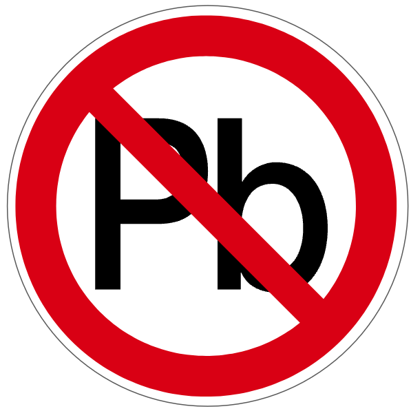 Plomb interdit - P261 - étiquettes et panneaux d'interdiction et de restriction