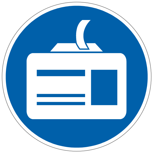 Enregistrement personnalisé obligatoire  - M157 - étiquettes et panneaux d'obligation et de consigne