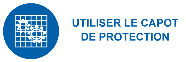 Utilisez le capot de protection - ID Project Signalétique