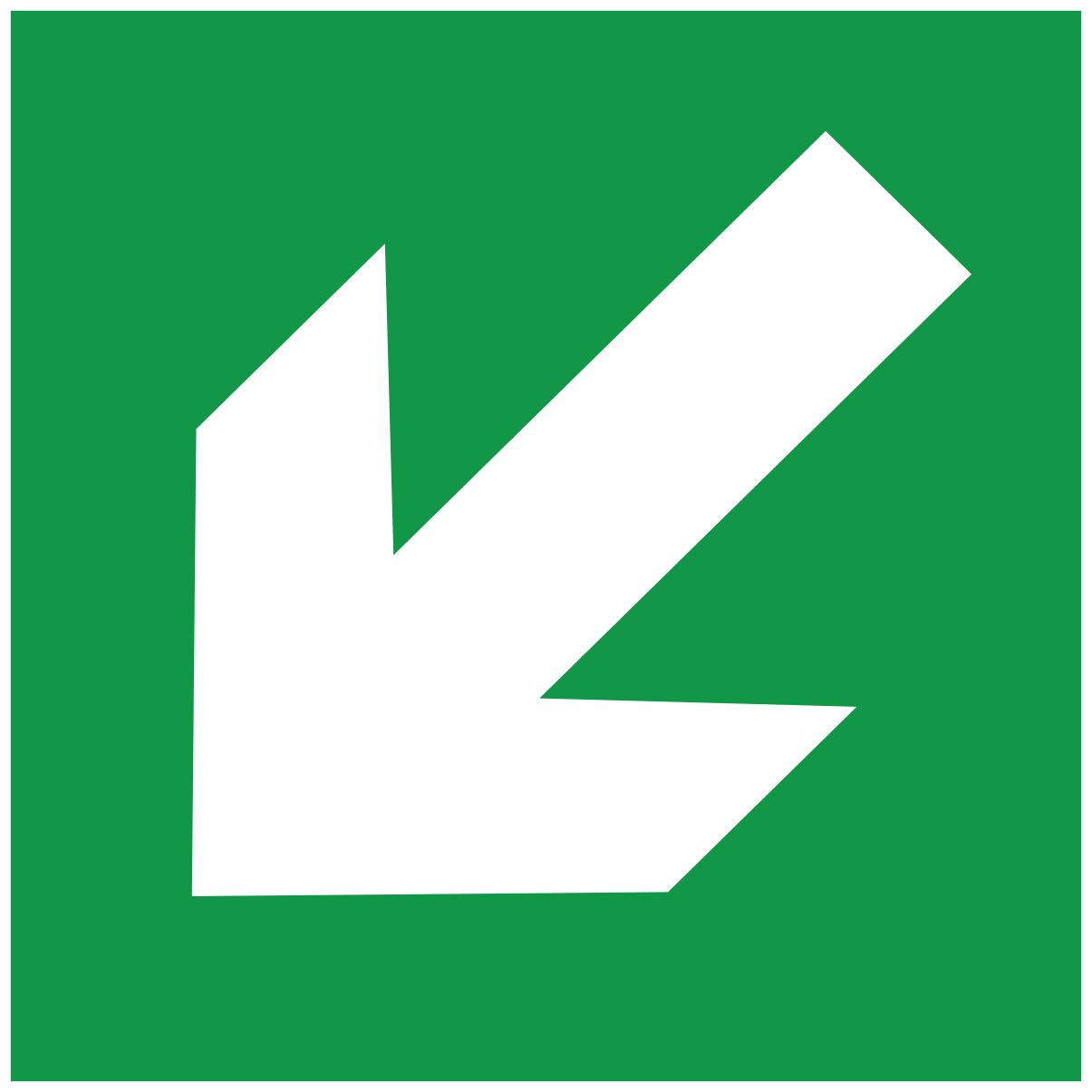 Flêche bas gauche