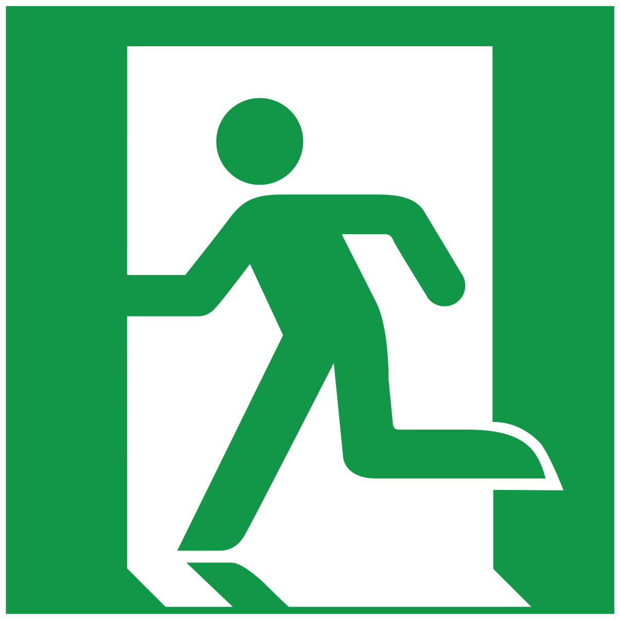 Sortie de secours à gauche