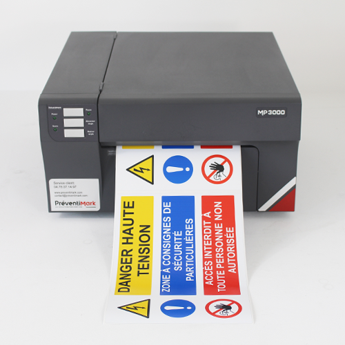 Imprimante signalétique multicolore d'étiquettes adhésives : MP3000 (locale)
