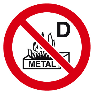 Feu de métaux interdit