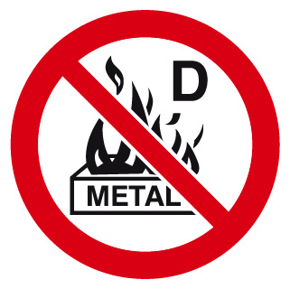 Feu de métaux interdit