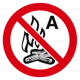 Interdiction de faire du feu