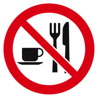 Interdiction de manger