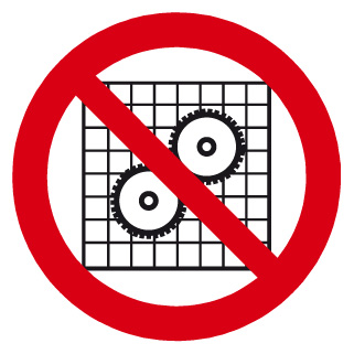 Interdit aux grilles de protection