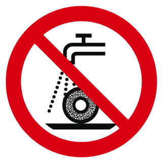 Ne pas utiliser pour la rectification humide