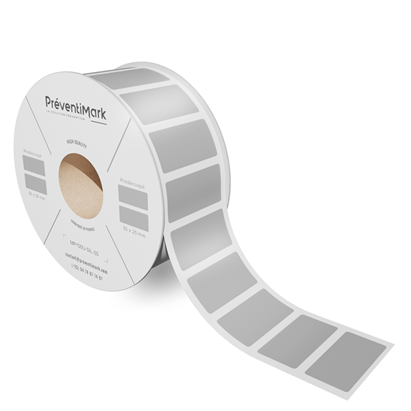 Rouleaux prédécoupés - Silver metallic ou couleurs