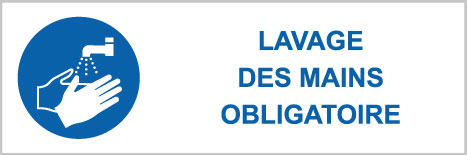 Lavage des mains obligatoire