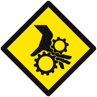 Attention aux mains - W255 - étiquettes et panneaux de danger et de prévention