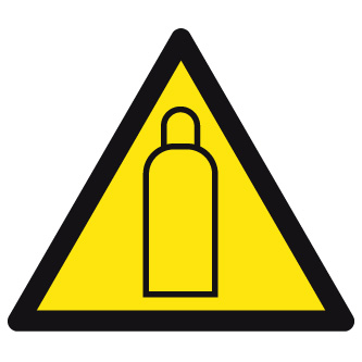 Bouteille de gaz vide