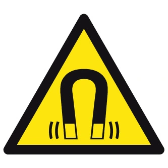 Champ magnétique-étiquettes et panneaux de danger et de prévention
