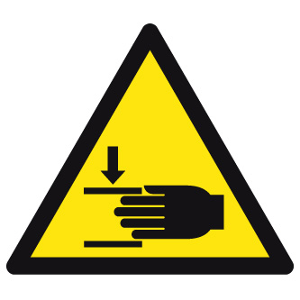 Ecrasement des mains