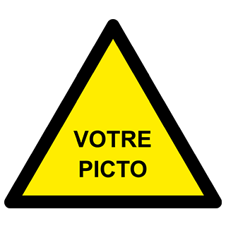 Personnalisation - Votre Pictogramme- Etiquettes et panneaux de danger et de prévention