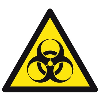 Risques biologiques-étiquettes et panneaux de danger et de prévention