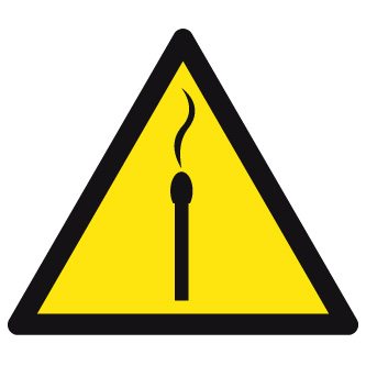 Toute flamme interdite