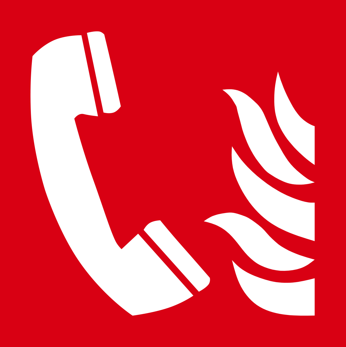 Téléphone à utiliser en cas d'incendie