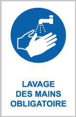 Lavage des mains obligatoire