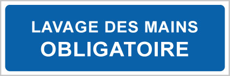 Lavage des mains obligatoire