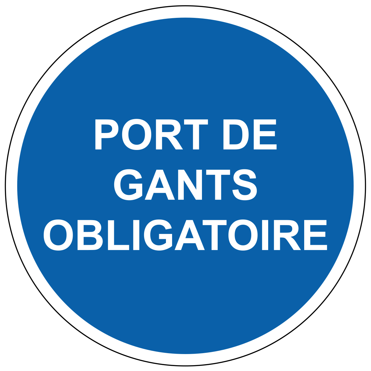 Port de gants obligatoire - M302 - étiquettes et panneaux d'obligation et de consigne