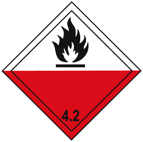Matières sujettes à inflammation spontanée 4.2