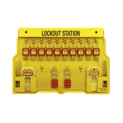 Station de verrouillage 10 verrous anglais/espagnol- Master Lock- Preventimark