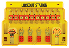 Station cadenas composée N°3 Master Lock- Preventimark