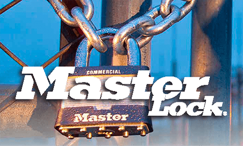 Image de produit montrant que nos produits de consignation sont de la marque Masterlock