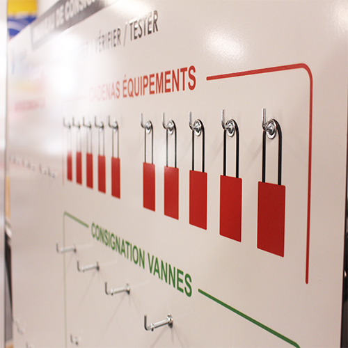 exemple panneau de consignation